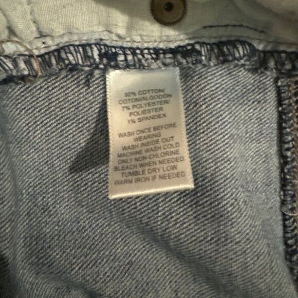 Ann Taylor Loft Womens Distressed Denim Bermuda Shorts Size 2 - Picture 3 of 7